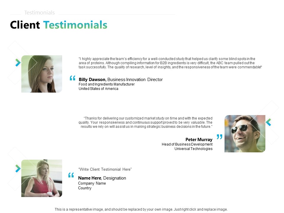 Writing Research Proposal Outline Client Testimonials Ppt Example 2015 PDF