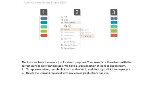 Year Based Vertical Timeline For Business Vision Powerpoint Slides