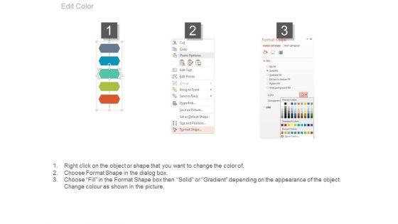 Year Based Vertical Timeline For Business Vision Powerpoint Slides