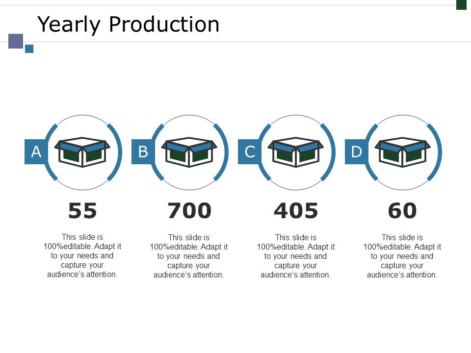 Yearly Production Ppt PowerPoint Presentation Portfolio Layout Ideas