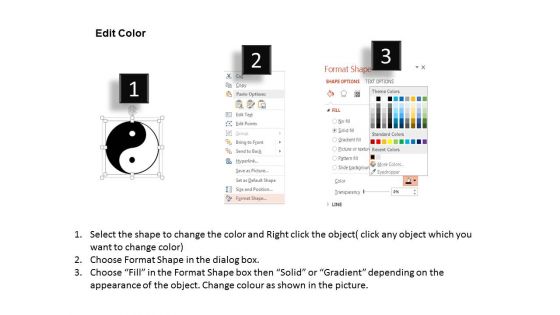 Yin And Yang Energy Forces Powerpoint Template