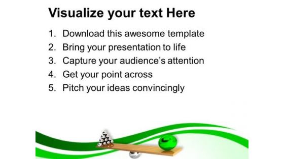 A Green Model Leading His Team PowerPoint Templates Ppt Backgrounds For Slides 0213