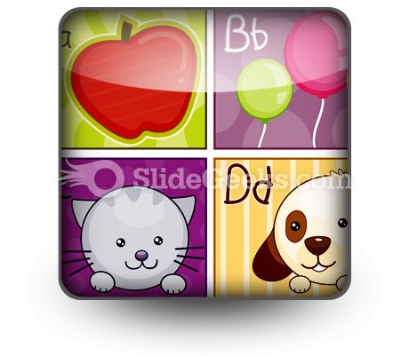 A To D PowerPoint Icon S