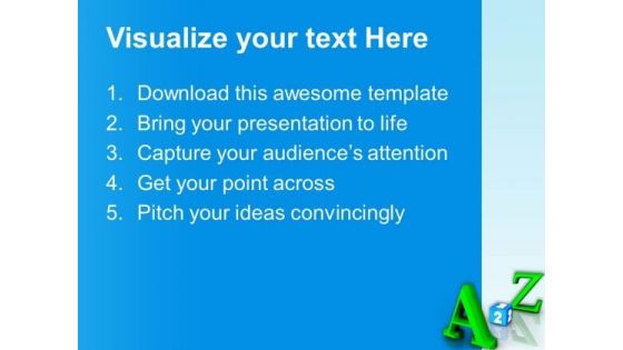 A To Z Education Future PowerPoint Templates And PowerPoint Themes 1012