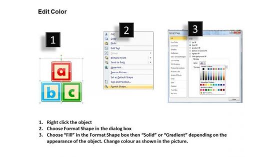 Abc Blocks Clipart PowerPoint Slides