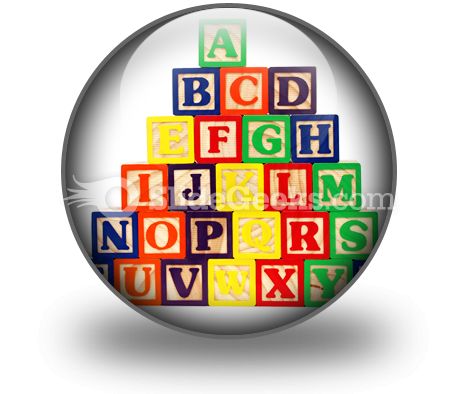 Abc Blocks PowerPoint Icon C