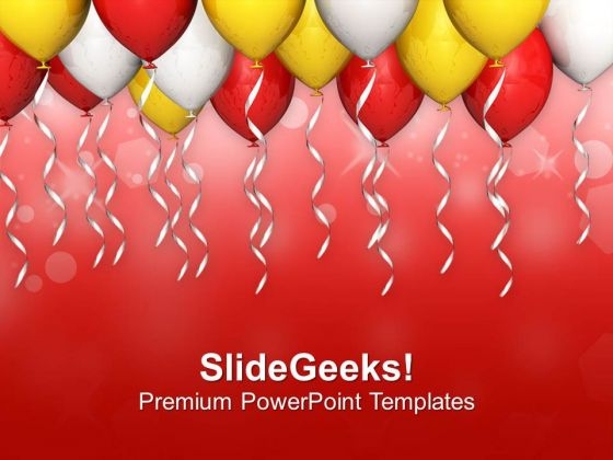 Abstract Background Of Balloons PowerPoint Templates Ppt Backgrounds For Slides 0613