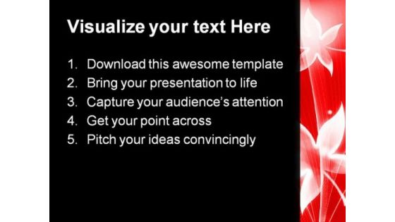 Abstract Background With Maple Beauty PowerPoint Templates And PowerPoint Backgrounds 0411