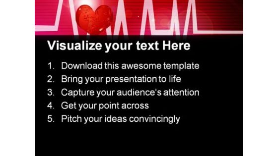 Abstract Cardiogram Medical PowerPoint Themes And PowerPoint Slides 0511