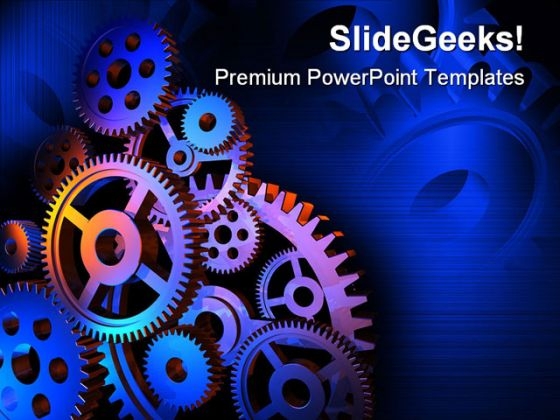 Abstract Colorful Gears Background PowerPoint Templates And PowerPoint Backgrounds 0411