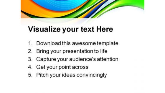 Abstract Colorful Waves Background PowerPoint Templates And PowerPoint Backgrounds 0311