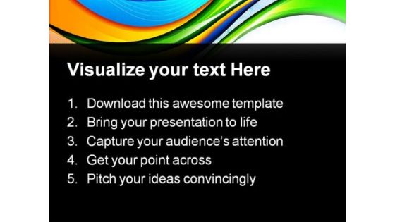 Abstract Colorful Waves Background PowerPoint Templates And PowerPoint Backgrounds 0311