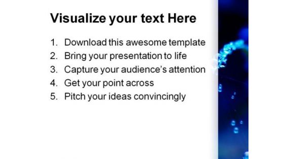 Abstract Drops Beauty PowerPoint Templates And PowerPoint Backgrounds 0411