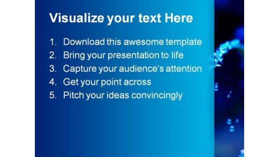 Abstract Drops Beauty PowerPoint Templates And PowerPoint Backgrounds 0411