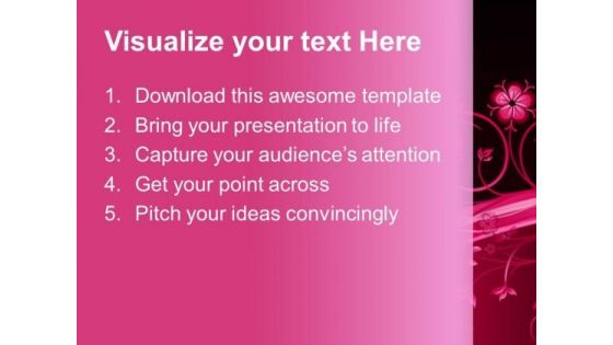 Abstract Floral Design PowerPoint Templates And PowerPoint Themes 0312