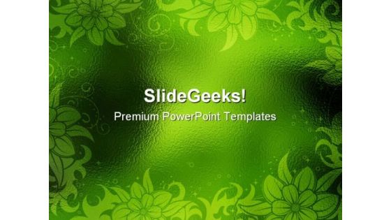 Abstract Green Background Design PowerPoint Themes And PowerPoint Slides 0511