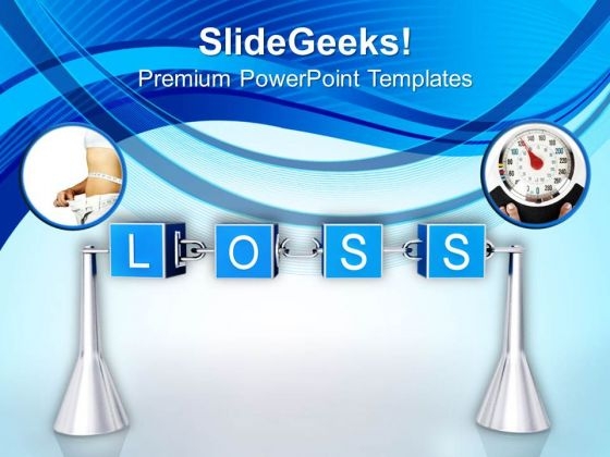 Accept The Loss In Business PowerPoint Templates Ppt Backgrounds For Slides 0613