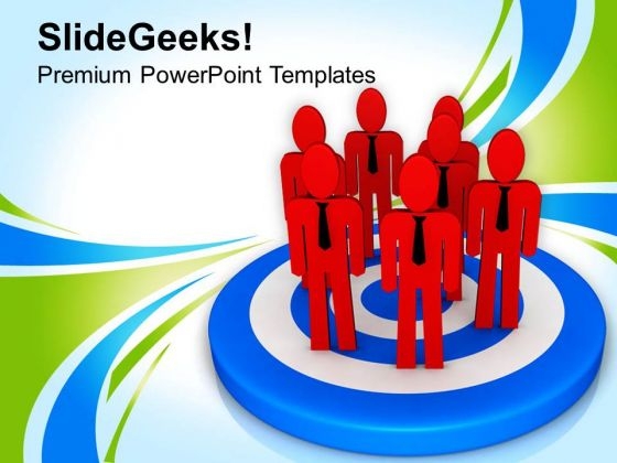 Achieve Goal With Team PowerPoint Templates Ppt Backgrounds For Slides 0713