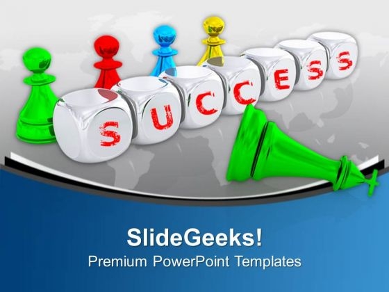 Achieve Success By Teamwork PowerPoint Templates Ppt Backgrounds For Slides 0413