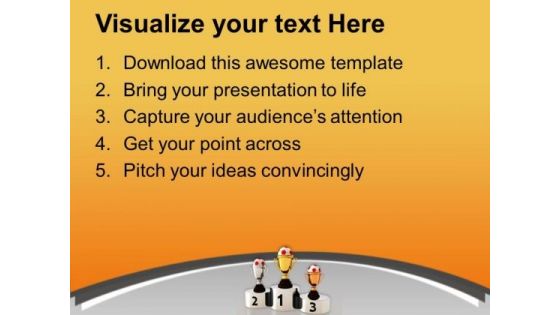 Achievement Of Success Competition PowerPoint Templates Ppt Backgrounds For Slides 0413