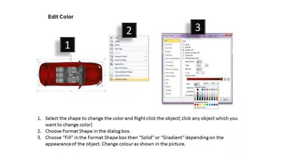 Activity Red Family Car PowerPoint Slides And Ppt Diagram Templates