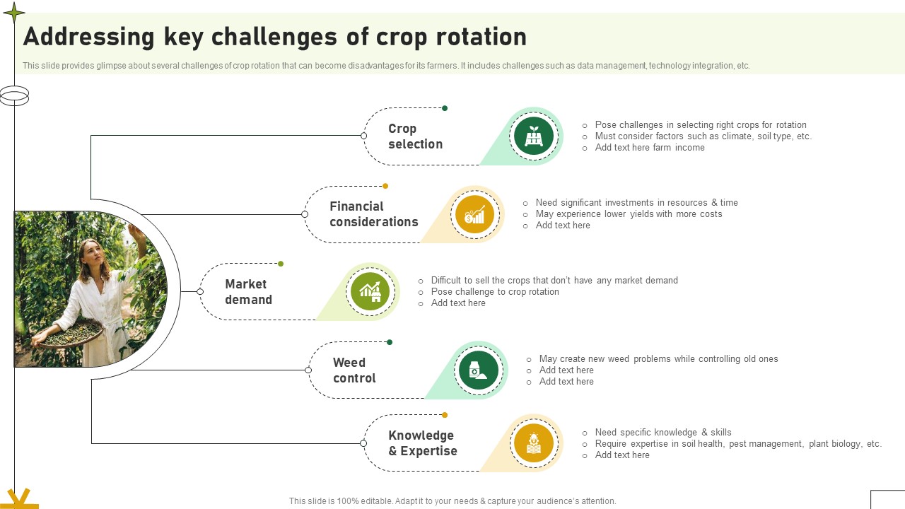 Addressing Key Challenges Of Crop Rotation Adopting Sustainable Farming Techniques