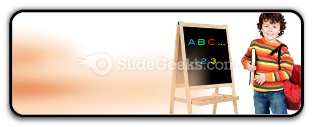 Adorable Child Studying PowerPoint Icon R