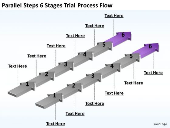 Advantage Of Parallel Processing Steps 6 Stages Trial Flow Ppt PowerPoint Slides