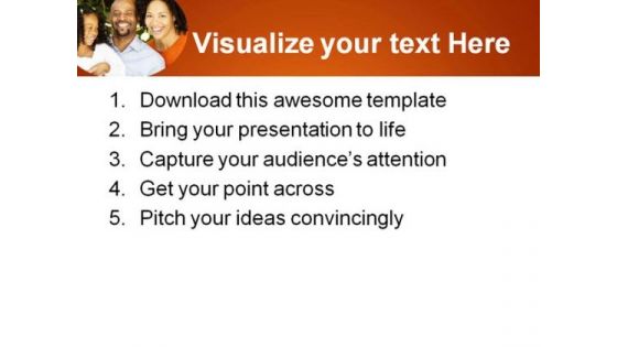 African American Family PowerPoint Templates And PowerPoint Backgrounds 0411