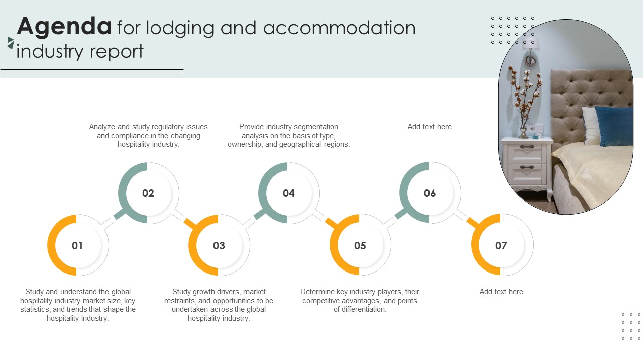 Agenda For Lodging And Accommodation Industry Report IR SS V