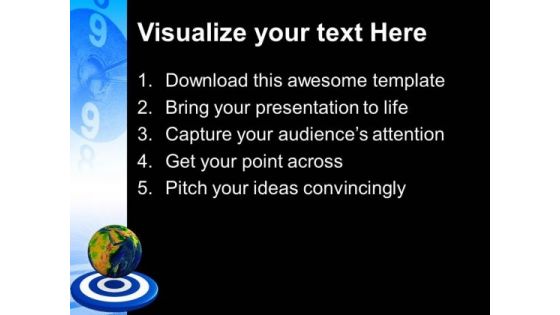 Aiming Global Target Concept Business PowerPoint Templates And PowerPoint Themes 0712