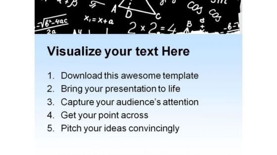 Algebra Education PowerPoint Backgrounds And Templates 0111