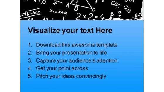 Algebra Education PowerPoint Backgrounds And Templates 0111