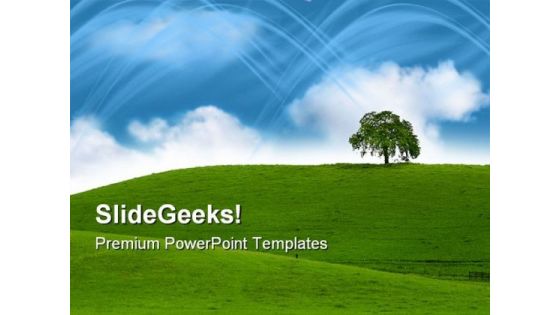 Alone Nature PowerPoint Templates And PowerPoint Backgrounds 0511