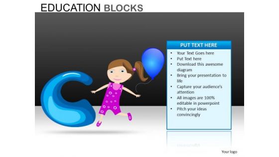 Alphabet C PowerPoint Templates