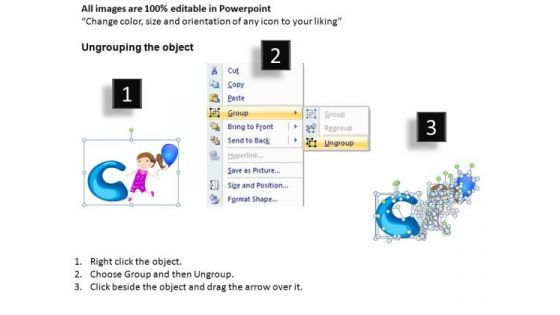 Alphabet C PowerPoint Templates