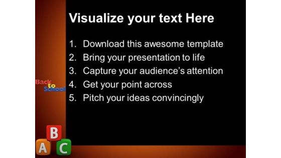 Alphabets Abc Blocks Education PowerPoint Templates And PowerPoint Themes 0512