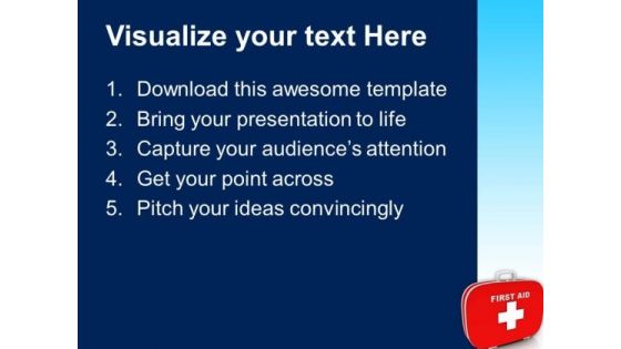 Always Prepare First Aid Box PowerPoint Templates Ppt Backgrounds For Slides 0613
