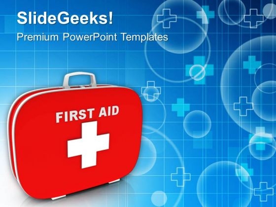 Always Prepare First Aid Box PowerPoint Templates Ppt Backgrounds For Slides 0613