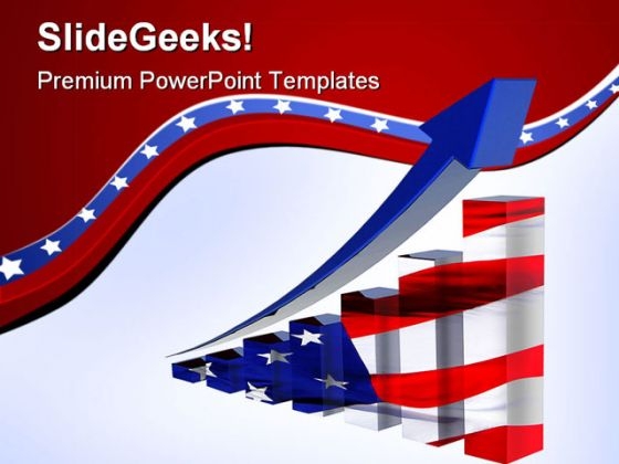 America Statistics Business PowerPoint Themes And PowerPoint Slides 0411