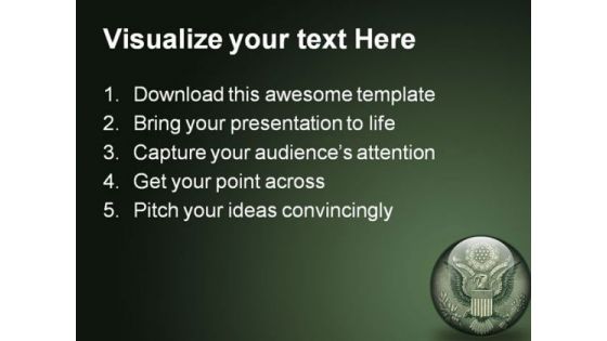 American Eagle Government PowerPoint Templates And PowerPoint Backgrounds 0411