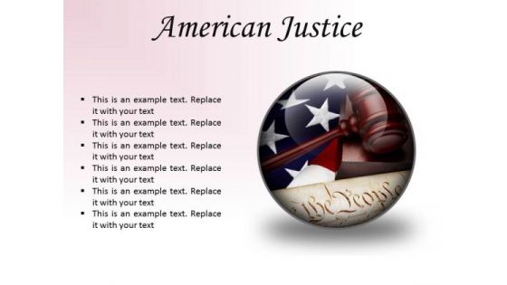 American Justice Law PowerPoint Presentation Slides C