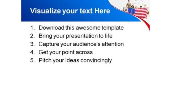 American Students Education PowerPoint Templates And PowerPoint Backgrounds 0611