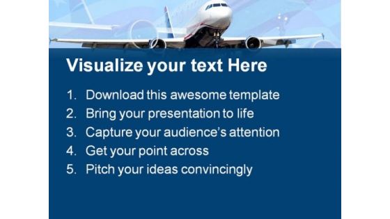 Americana Airplane Transportation PowerPoint Templates And PowerPoint Backgrounds 0511