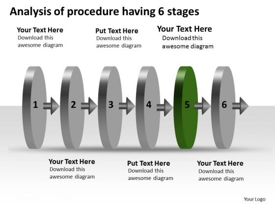 Analysis Of Procedure Having 6 Stages Business Schematic PowerPoint Slides