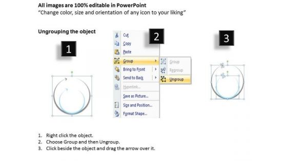 Angle With 2 Stages For Business Cycle Ppt Planning Templates PowerPoint