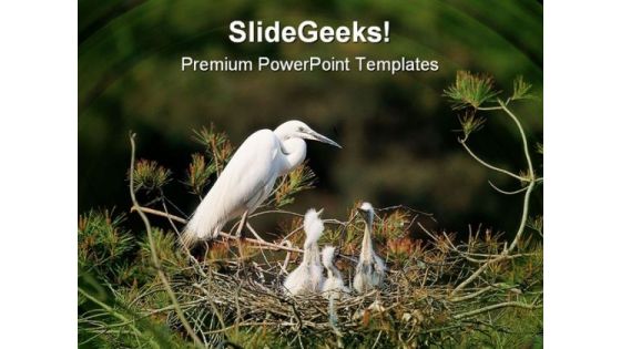 Animals On Tree Nature PowerPoint Templates And PowerPoint Backgrounds 0211