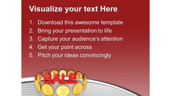 Announce The Sale For Profit Making PowerPoint Templates Ppt Backgrounds For Slides 0613