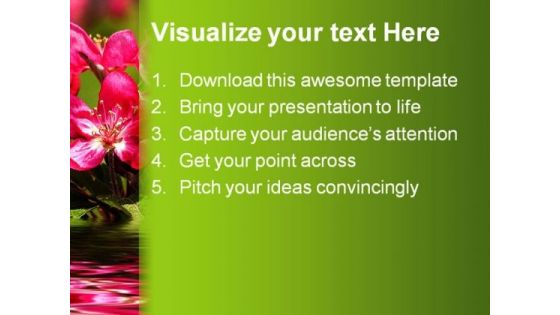 Apple Blooms Nature PowerPoint Background And Template 1210