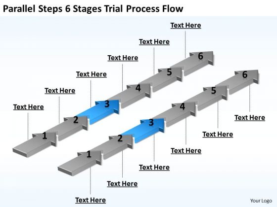 Applications Of Parallel Processing Flow PowerPoint Templates Backgrounds For Slides